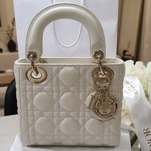 Dior Lady Dior Mini - Latte